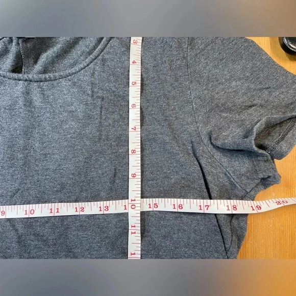 💃Old Navy,  Gray Stretch Knit Dress. - Picture 3 of 5